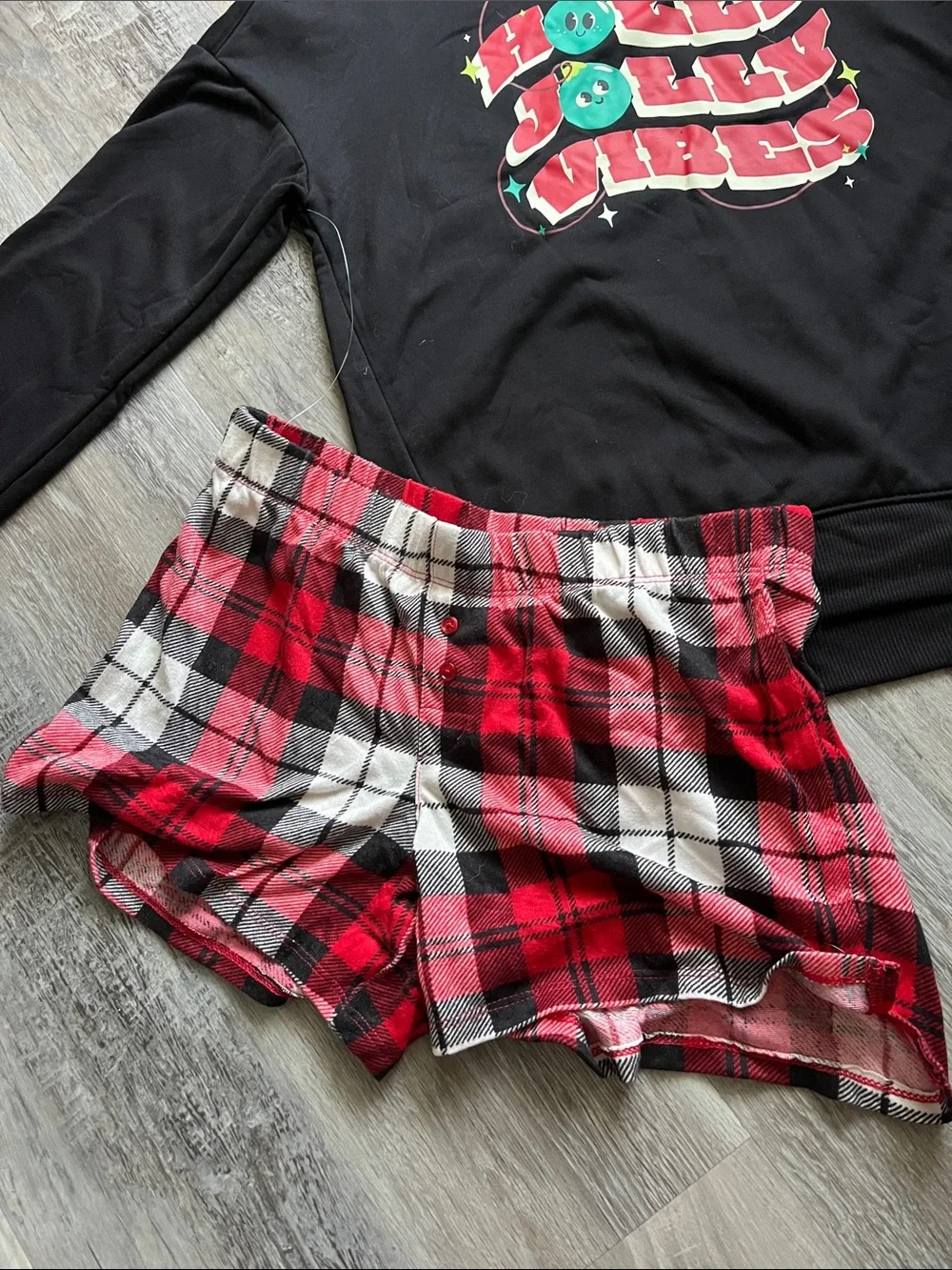 art class girls Christmas pajama set size XXlarge 16/18